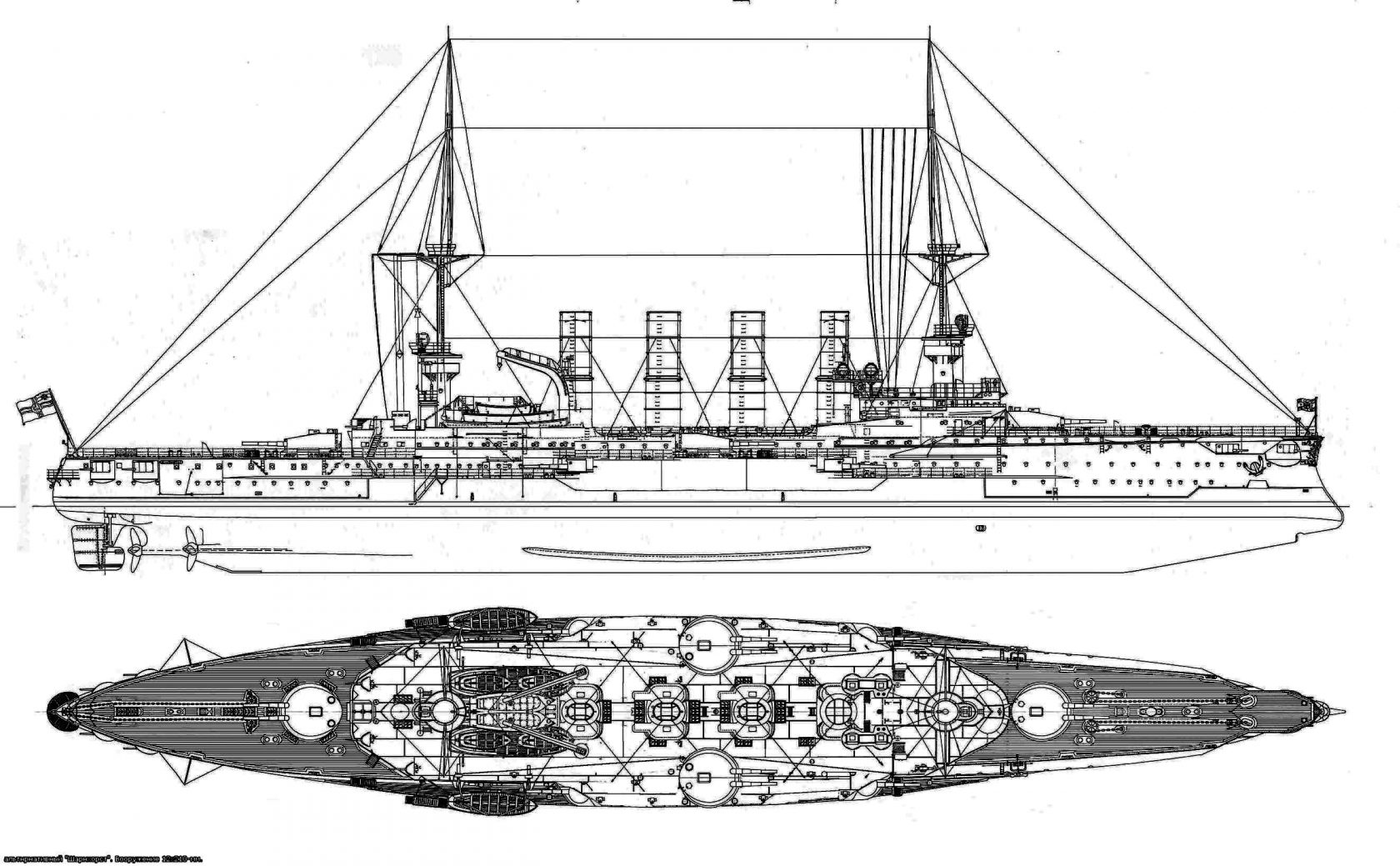Броненосный крейсер шарнхорст чертежи