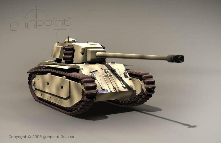 Французский тяжелый танк АRL-44 – так и не успевший на войну.