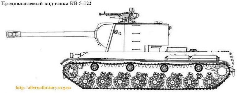 Предполагаемый вид КВ-5-122