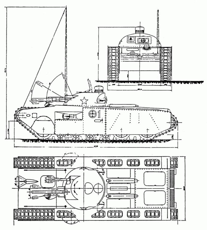 Проекции ТА-3