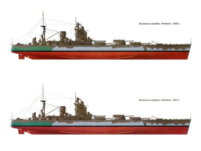 Линейные корабли «Нельсон» и «Родней». Морская коллекция №4 от 2011 года. Скачать