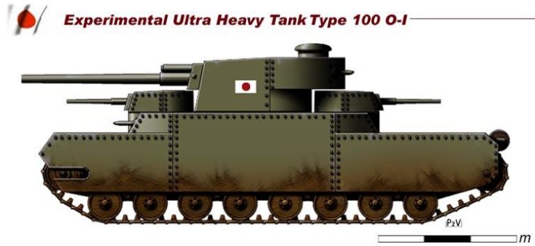 Проект сверхтяжёлого танка Тип 100 «О-и». Япония