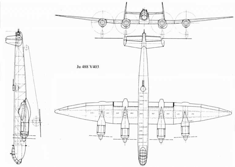 Авиация в мире альтернативной Франции (МФГ). Стратегический бомбардировщик Люфтваффе Ju 488