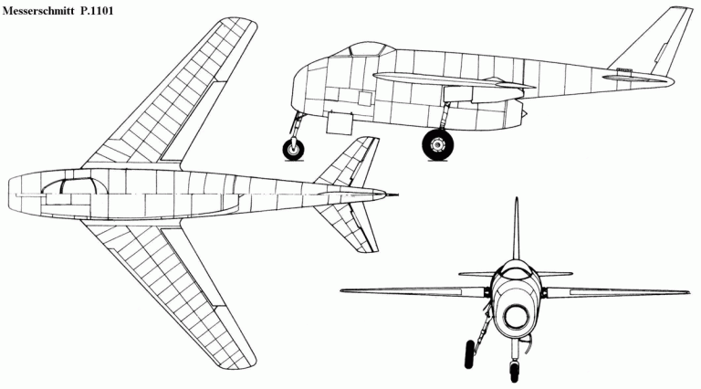 Мессершмитт Р.1101 – первый с изменяемой стреловидностью крыла или МиГ-23 Второй Мировой