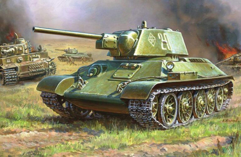 Некоторые способы повышения снарядостойкости танка Т-34 в 43-44гг.