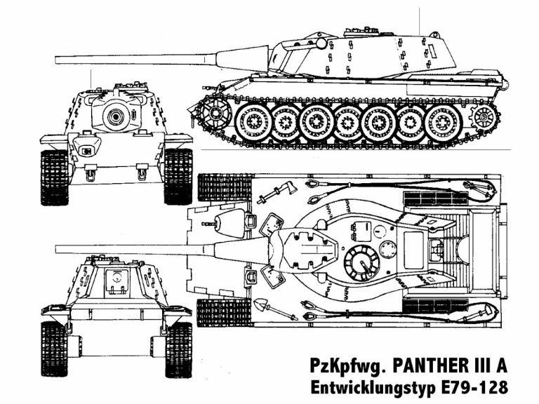 Немецкий АИ танк Panzerkampfwagen E-79 Пантера III.