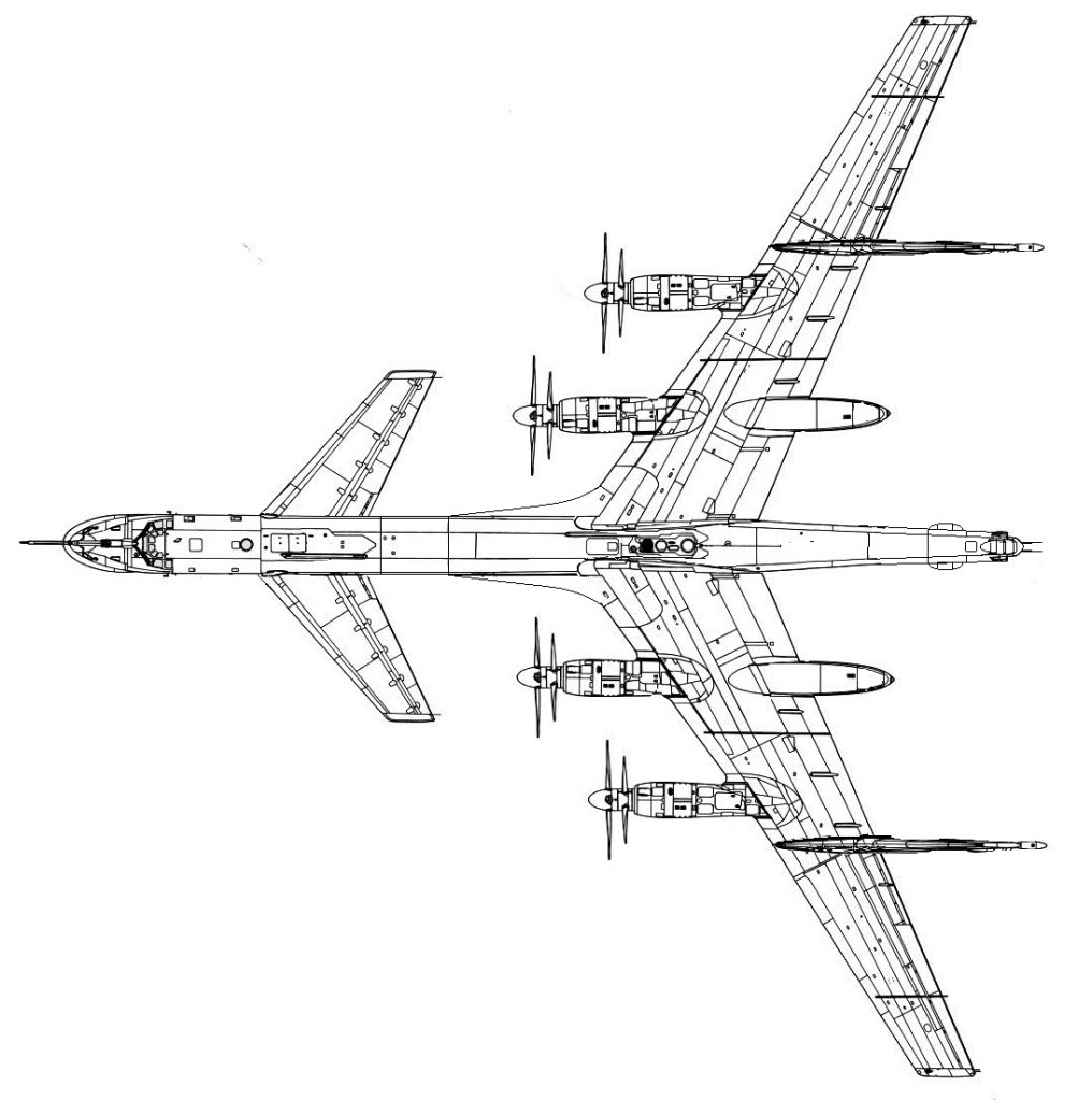 Ту 95 чертеж