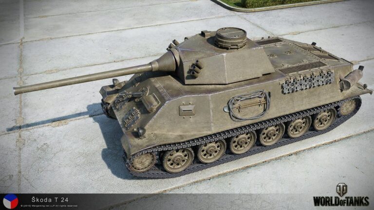 Проект среднего танка Škoda T-24/25. Чехословакия