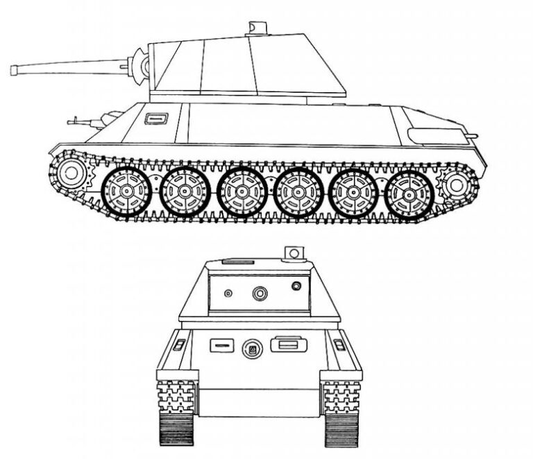 Проект среднего танка Škoda T-24/25. Чехословакия