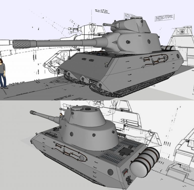 Как мамонт стал мышью или проект тяжёлого танка VK 100.01 Мамонт. Германия