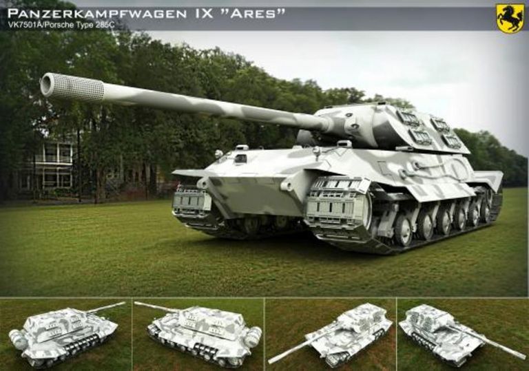 Альтернативный Рanzerkamfwagen IX Ares. Германия