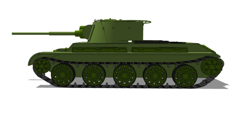 Боковой профиль танка БТ-39