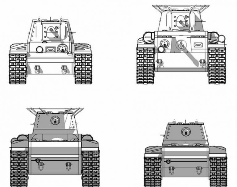 Сравнение КВ-4 Шашмурина с серийным КВ-1