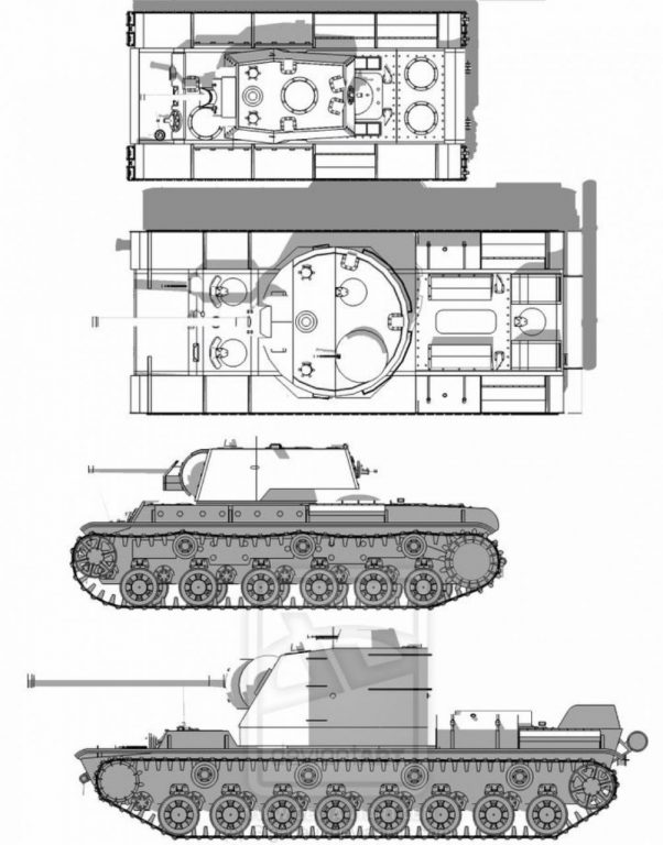 Тяжелый танк КВ-4. СССР