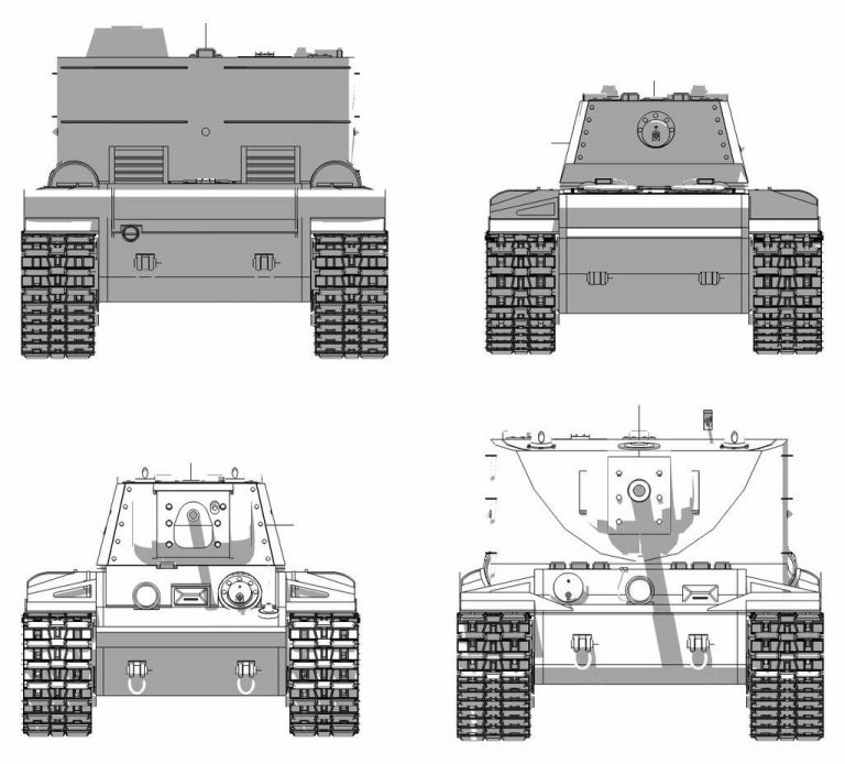 Тяжелый танк КВ-4. СССР