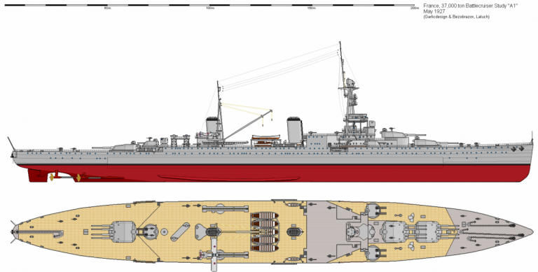 Линейный крейсер проекта А1.