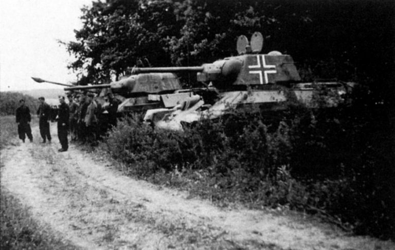 Т-34 из 3-го батальона танкового полка «Дас Райх»
