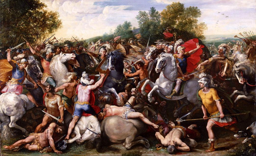 Победа Тулла Гостилия над Вейями и Фиденами (художник Джузеппе Чезари, 1595 г.)
