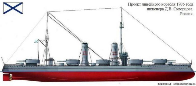 Линейный корабль проекта Скворцова