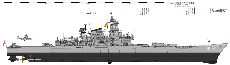 Ракетный крейсер "Ямато" в 21 веке (фантазия от японских друзей)