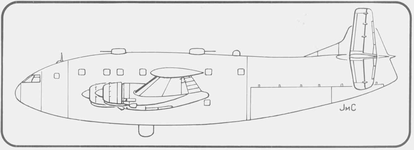 Двухпалубники компании Breguet. Часть 4 Проект противолодочного самолета Breguet 764 ASM. Франция