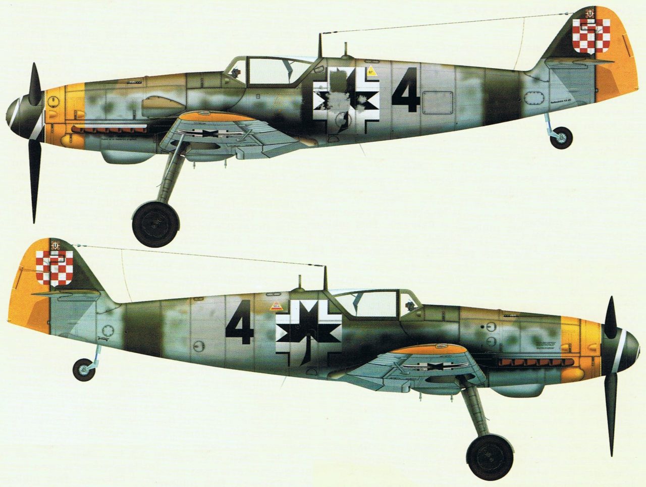 Трофейные истребители Messerschmitt Me 109. Часть 35