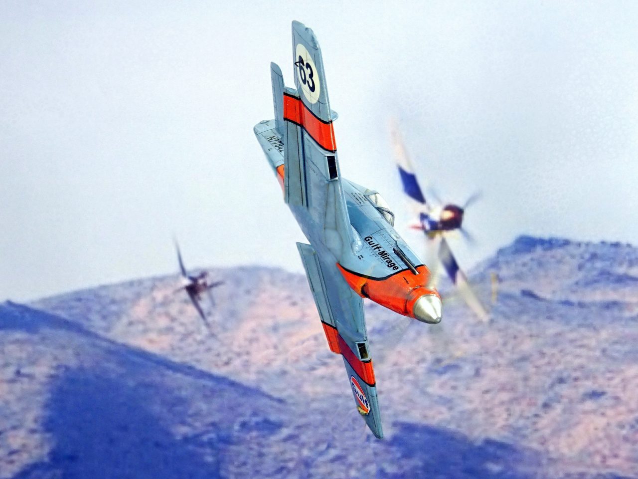 Альтернативный гоночный самолет Gulf-Mirage. США