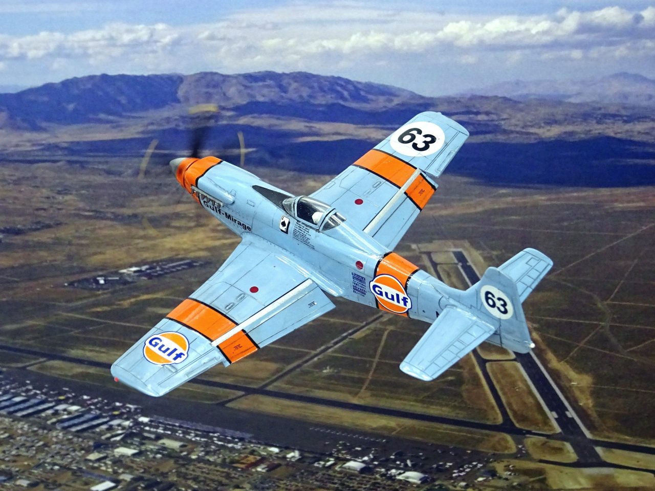 Альтернативный гоночный самолет Gulf-Mirage. США