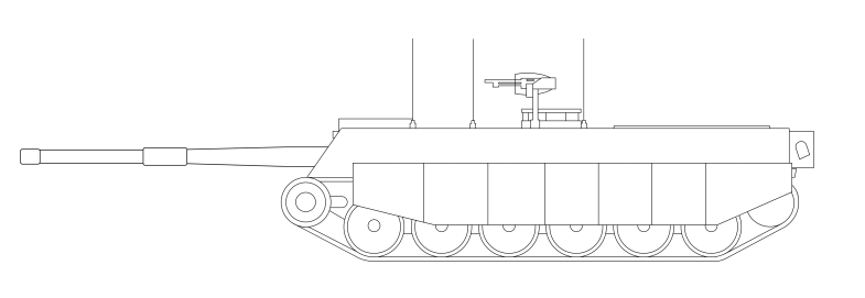 Проект тяжелого истребителя танков MBT-85 Vindicator. Великобритания