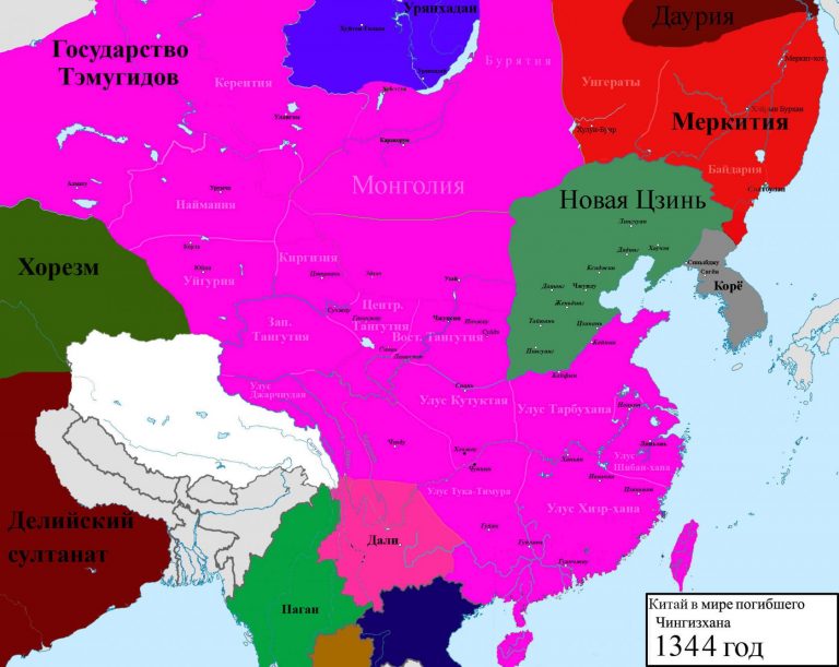 Карта Дальнего Востока