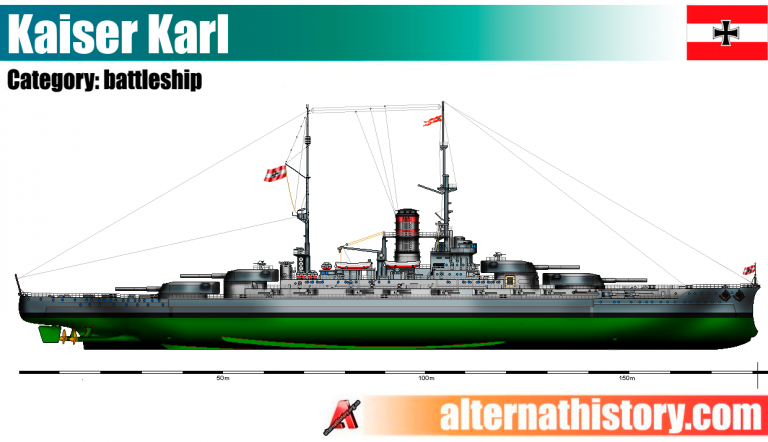 Флот Германской Империи в мире Царя Алексея Петровича. Линкоры типа «Кайзер Карл»