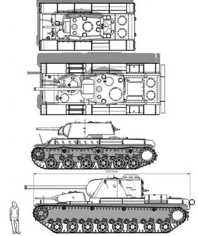 Тяжелый танк КВ-4. СССР