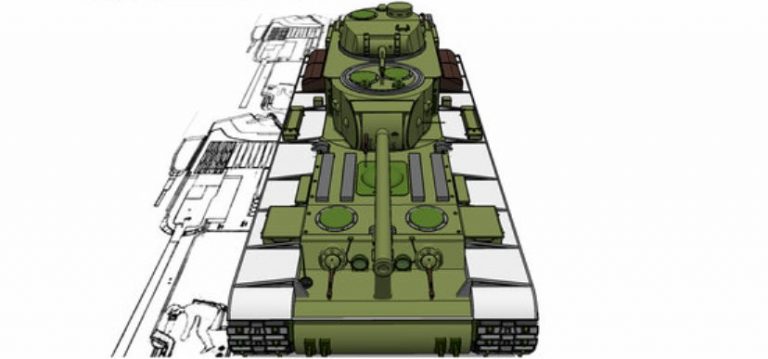 Тяжелый танк КВ-4. СССР