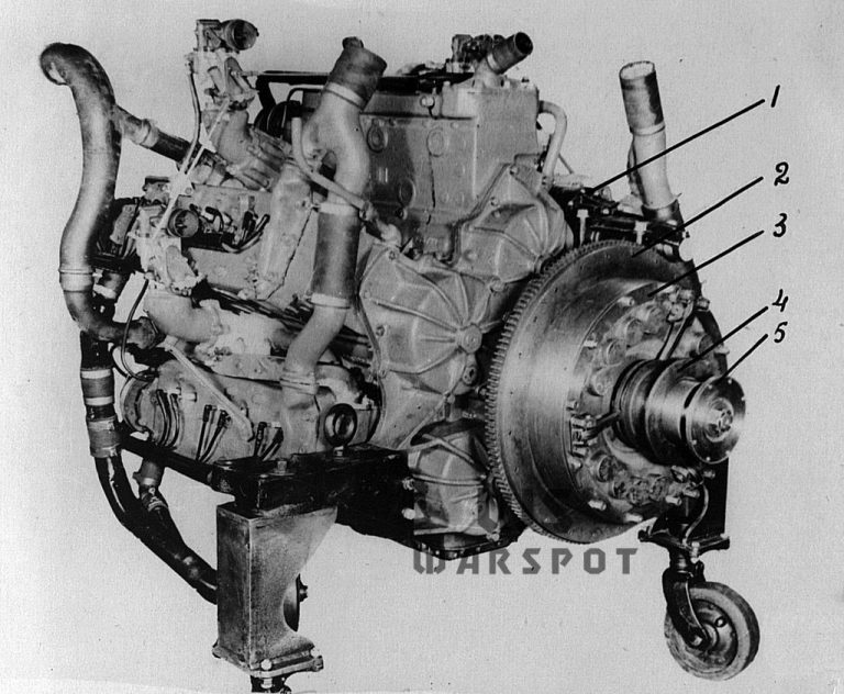 Общий вид двигателя Chrysler A57 Multibank