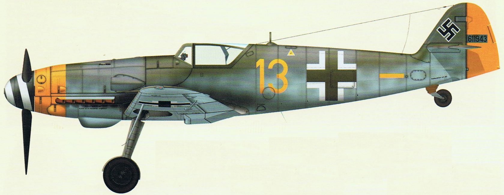 Трофейные истребители Messerschmitt Me 109. Часть 37