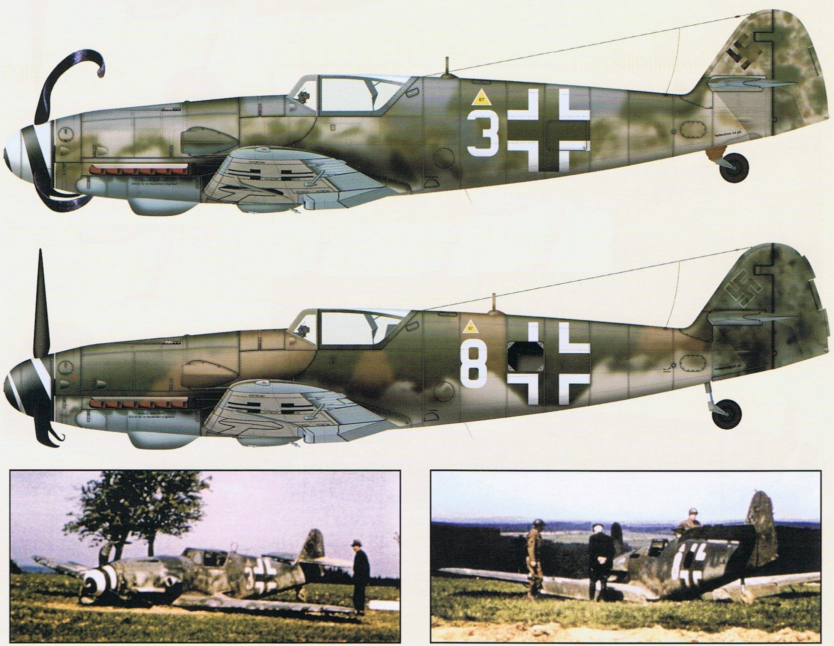 Трофейные истребители Messerschmitt Me 109. Часть 37