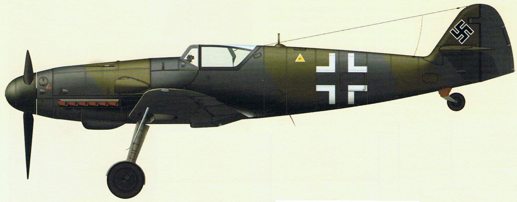 Трофейные истребители Messerschmitt Me 109. Часть 37