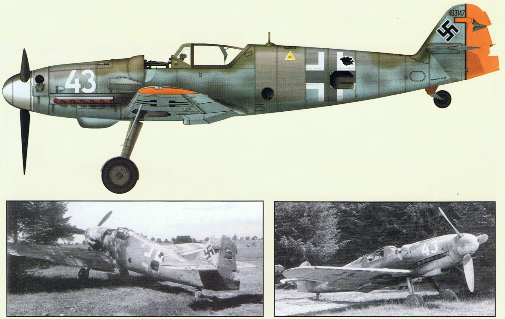 Трофейные истребители Messerschmitt Me 109. Часть 37