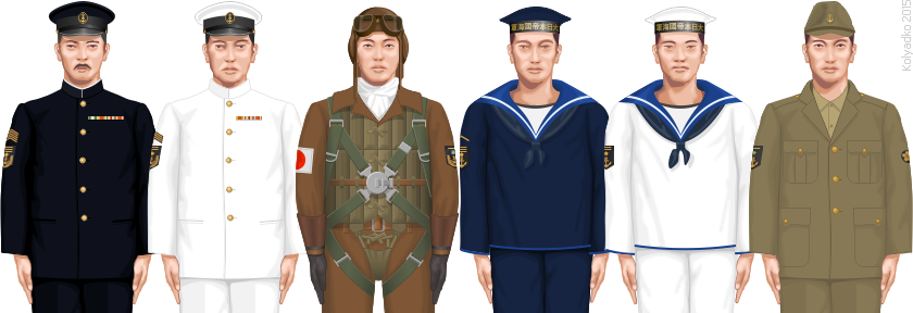 Знаки различия ВМС Японии. 1941-1945 гг. (Часть III)