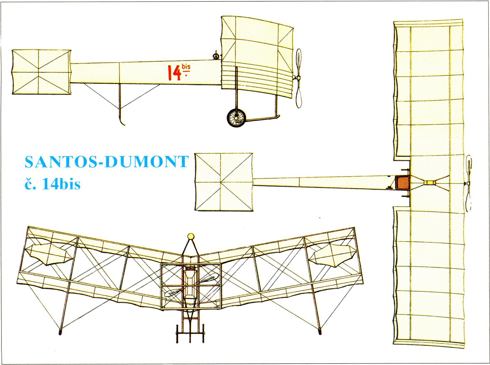 Самые быстрые самолеты в мире. Часть1 Экспериментальный самолет Santos-Dumont 14-bis, Франция 1906