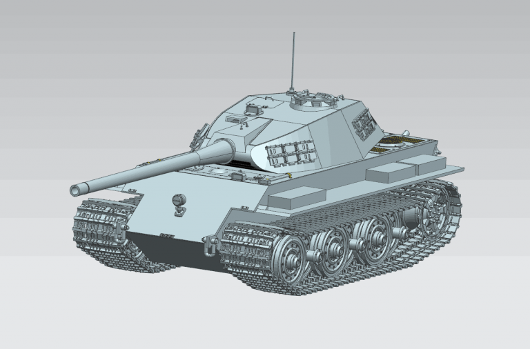 Послевоенный средний танк Третьего Рейха Е-25