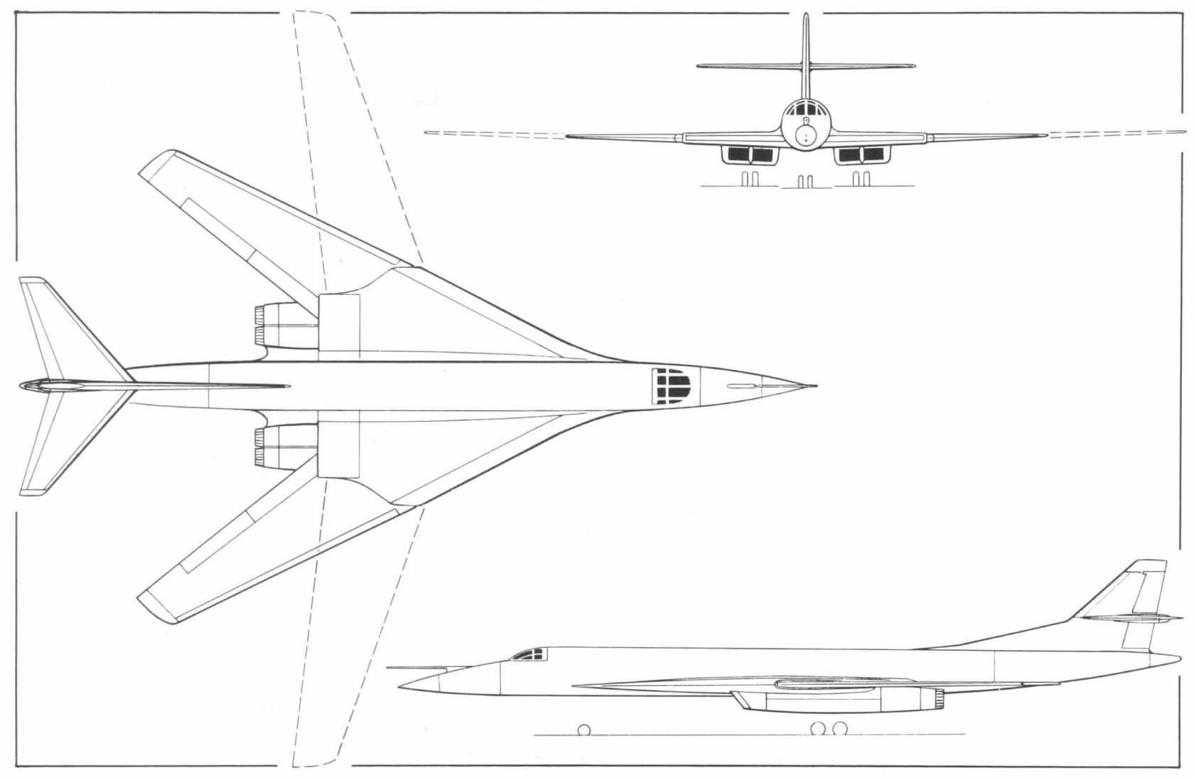Опытные советские самолеты глазами запада. Тяжелый дальний бомбардировщик Tupolev Tu-? Blackjack (Ту-160)