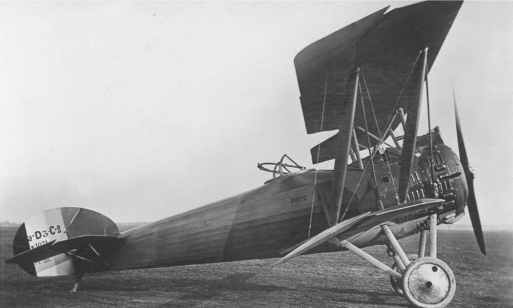 Двухместные истребители Hanriot HD.3C.2. Франция