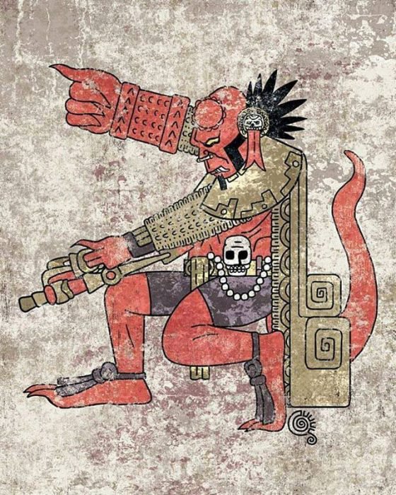 Современные персонажи глазами индейцев Мезоамерики
