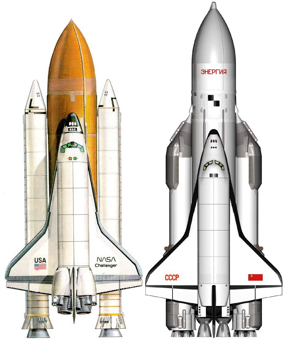 Сравнение космических систем "Шаттл" и "Буран"