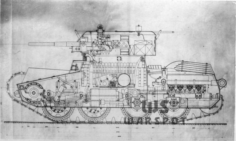 От Т-26, на базе которого изначально создавался Т-46, ещё на стадии эскизного проектирования ничего не осталось