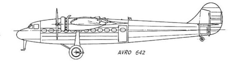 Пассажирский самолет Avro 618 Ten и его варианты. Часть 4 Пассажирские самолеты Avro 642