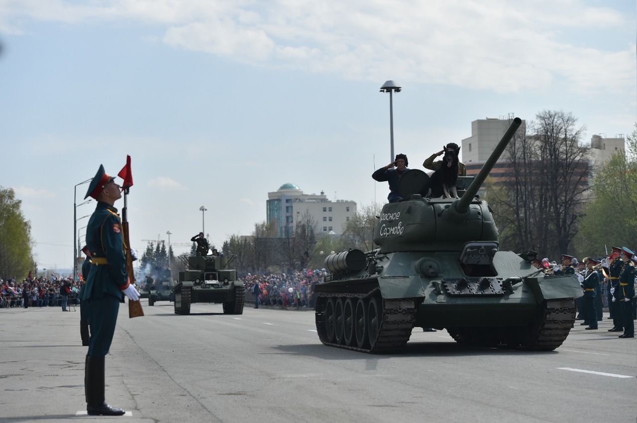 Парад Победы в Верхней Пышме