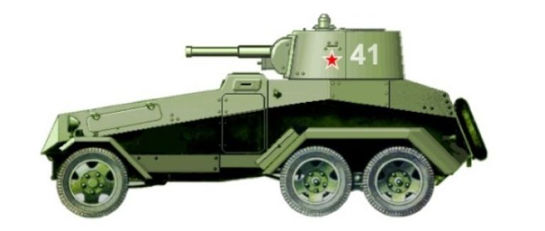 Тяжёлый полноприводный, пушечный бронеавтомобиль РККА БА-34