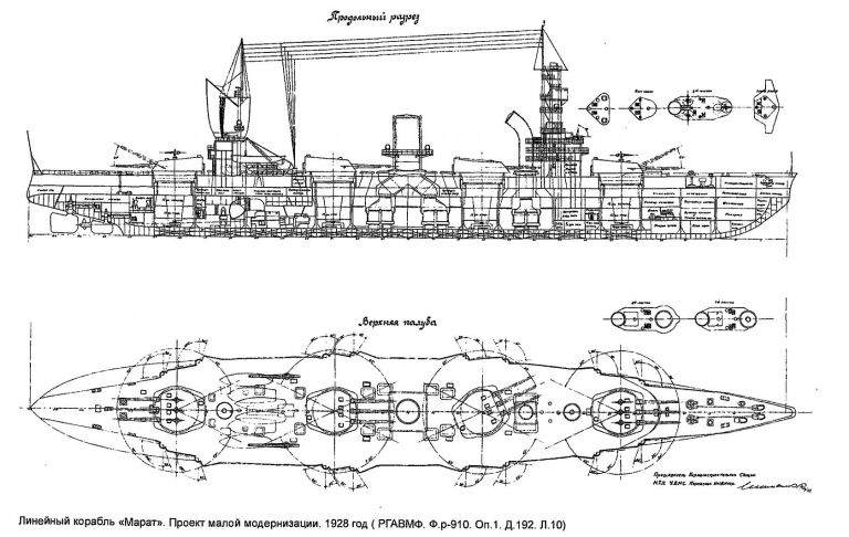 Проект модернизации линкора Полтава